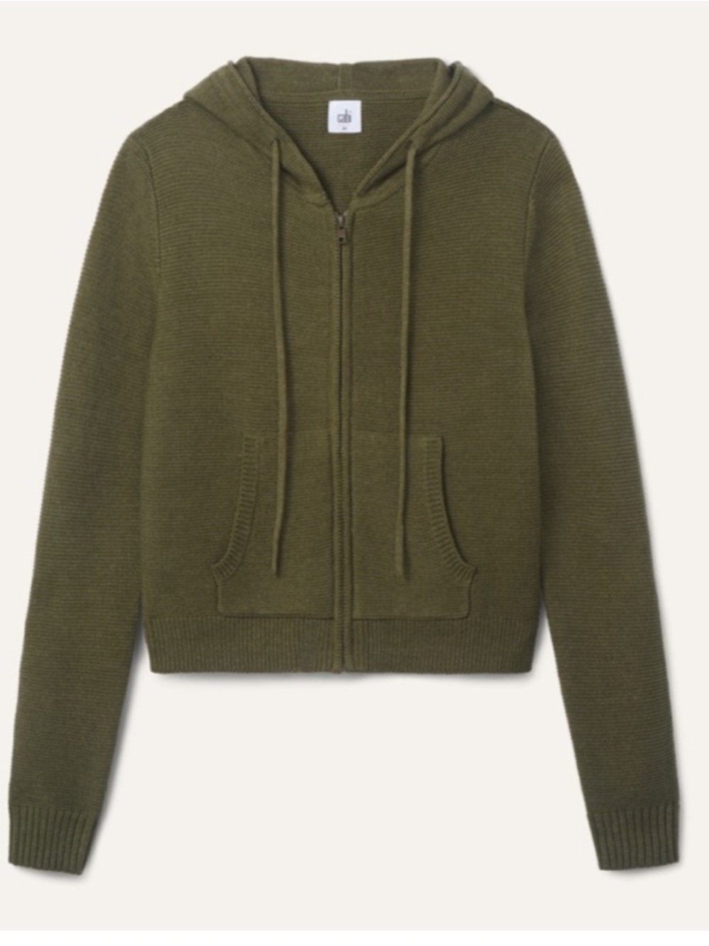 Cabi Fall 2025 Hudson Hoodie Olive Green